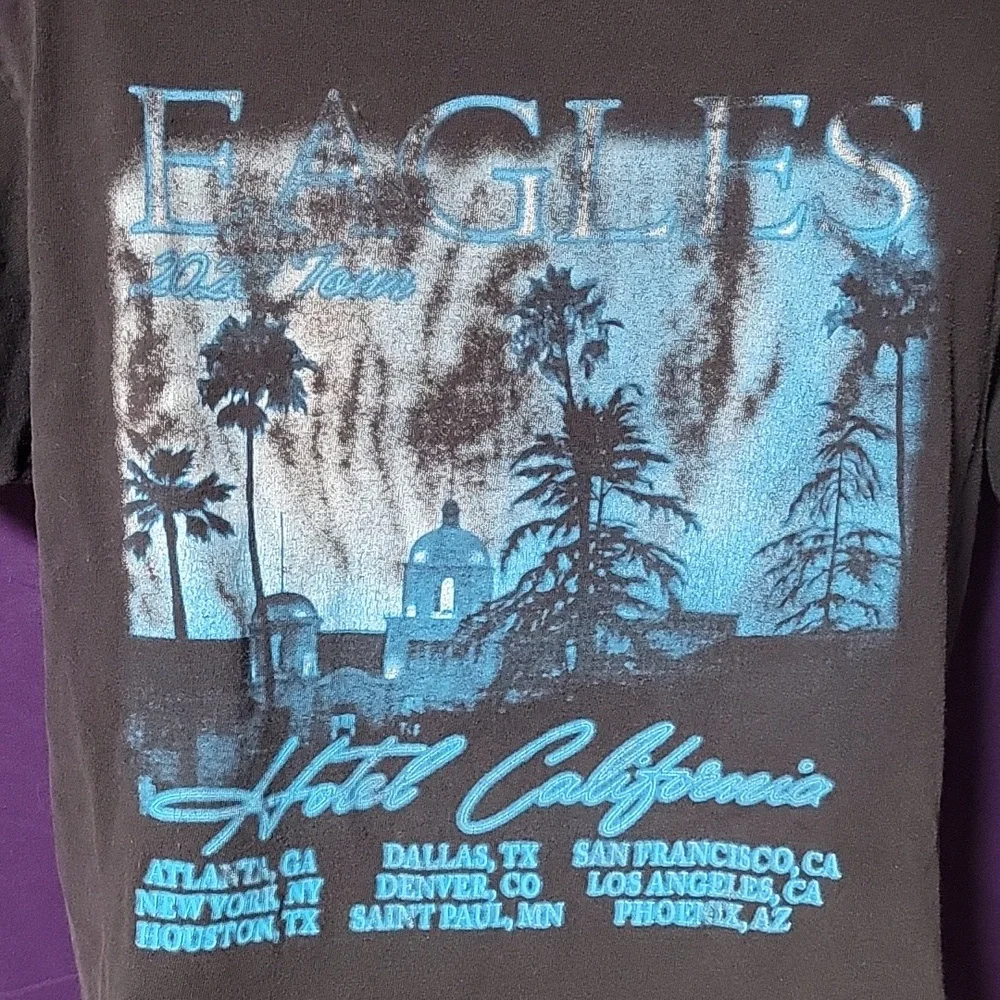 Eagles Hotel California 2020 tour tee shirt - Picture 4 of 6